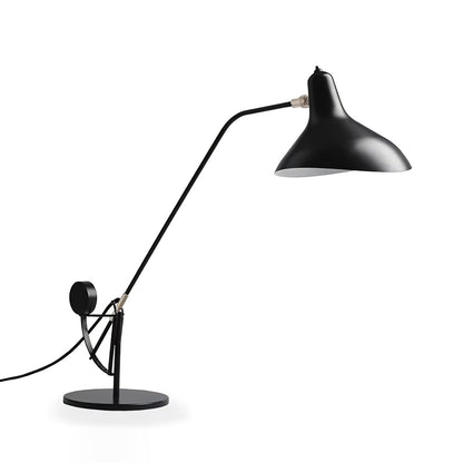 Oculus Table Lamp | Matte Black Metal | Adjustable Design