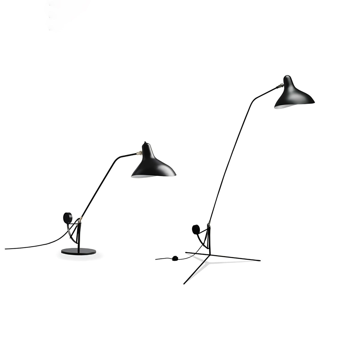 Oculus Table Lamp | Matte Black Metal | Adjustable Design