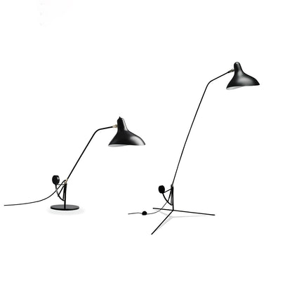 Oculus Table Lamp | Matte Black Metal | Adjustable Design
