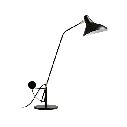 Oculus Table Lamp | Matte Black Metal | Adjustable Design