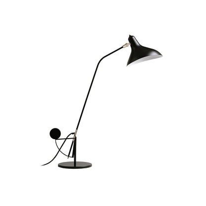 Oculus Table Lamp | Matte Black Metal | Adjustable Design
