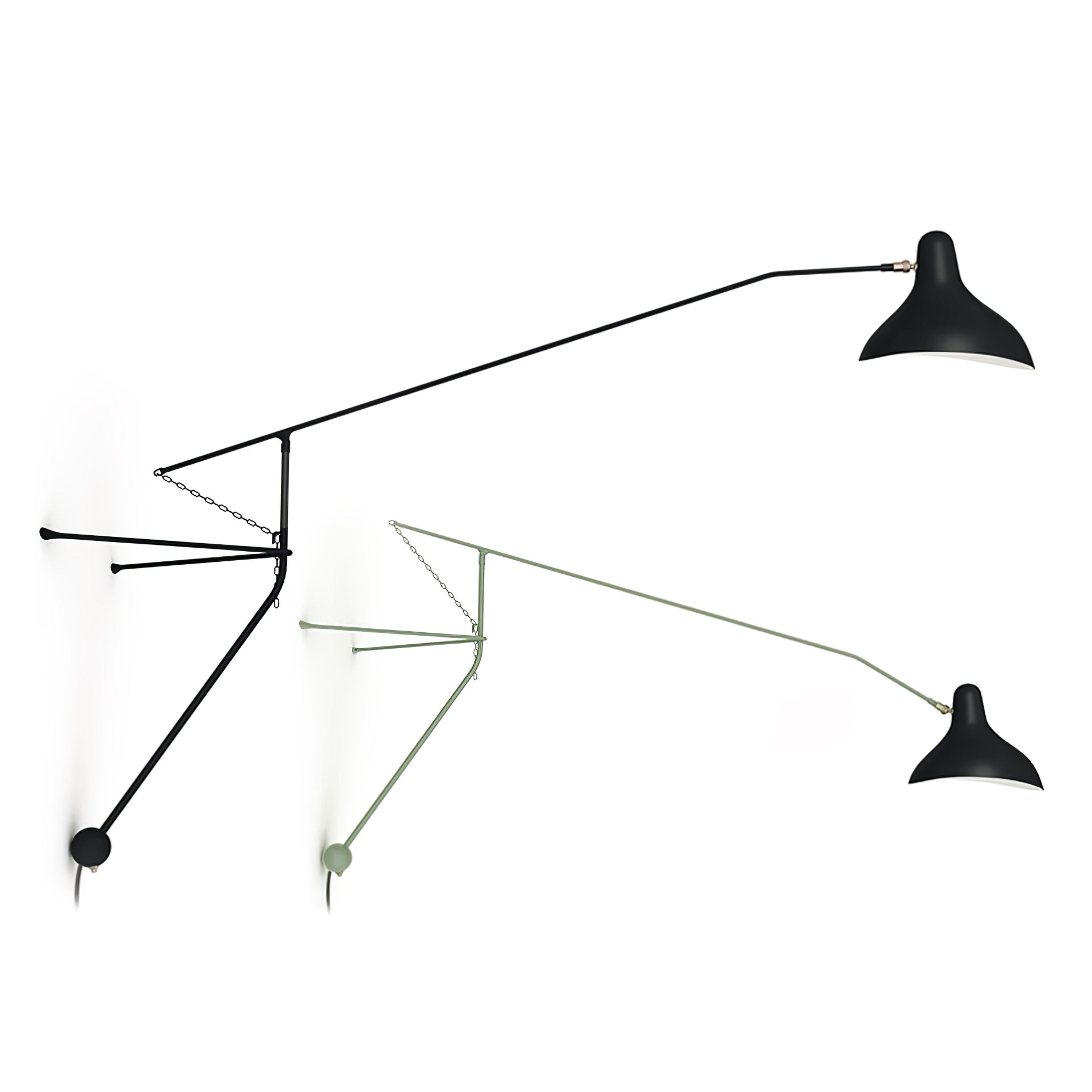 Mantis Arm Wall Lamp | Iron | Black