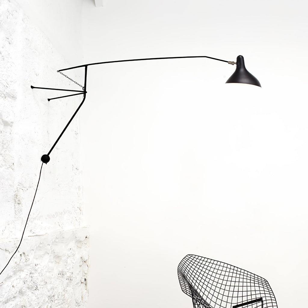 Mantis Arm Wall Lamp | Iron | Black