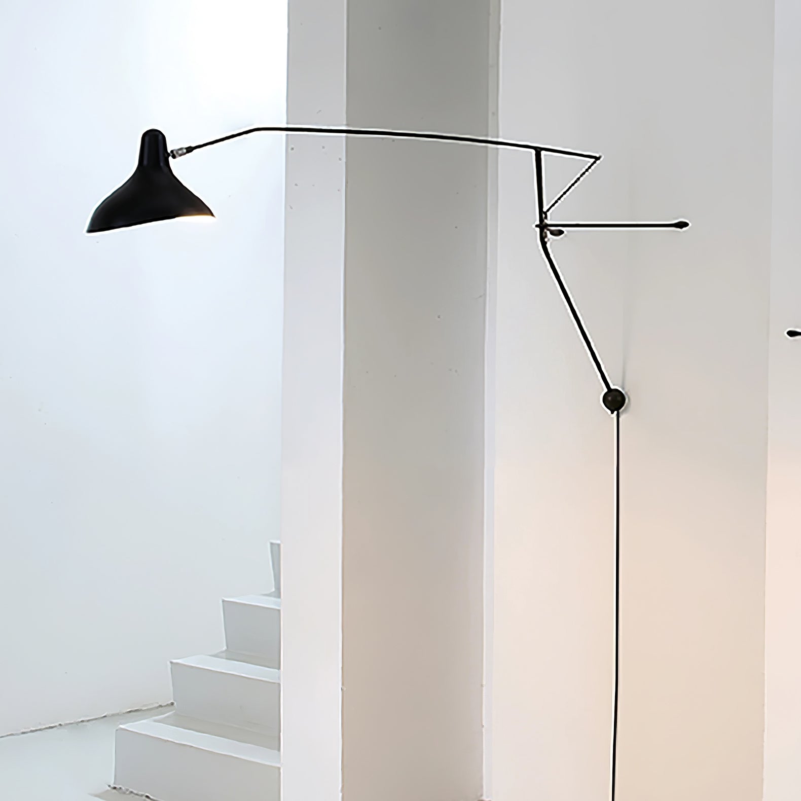 Mantis Arm Wall Lamp | Iron | Black