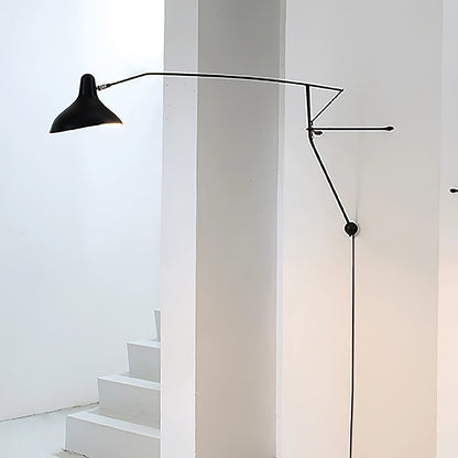 Mantis Arm Wall Lamp | Iron | Black