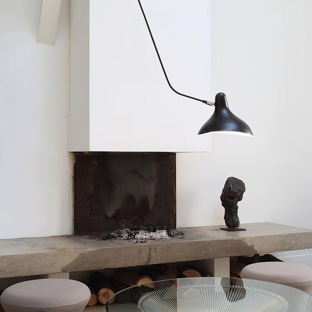 Mantis Arm Wall Lamp | Iron | Black