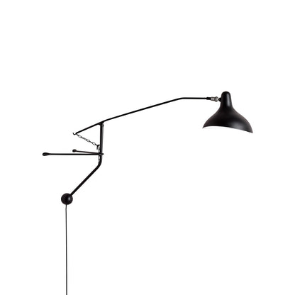 Mantis Arm Wall Lamp | Iron | Black