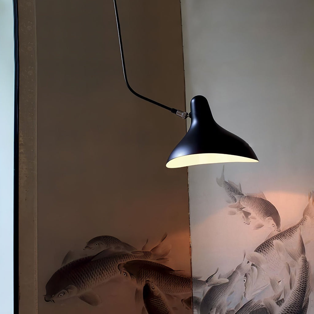 Mantis Arm Wall Lamp | Iron | Black