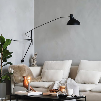 Mantis Arm Wall Lamp | Iron | Black