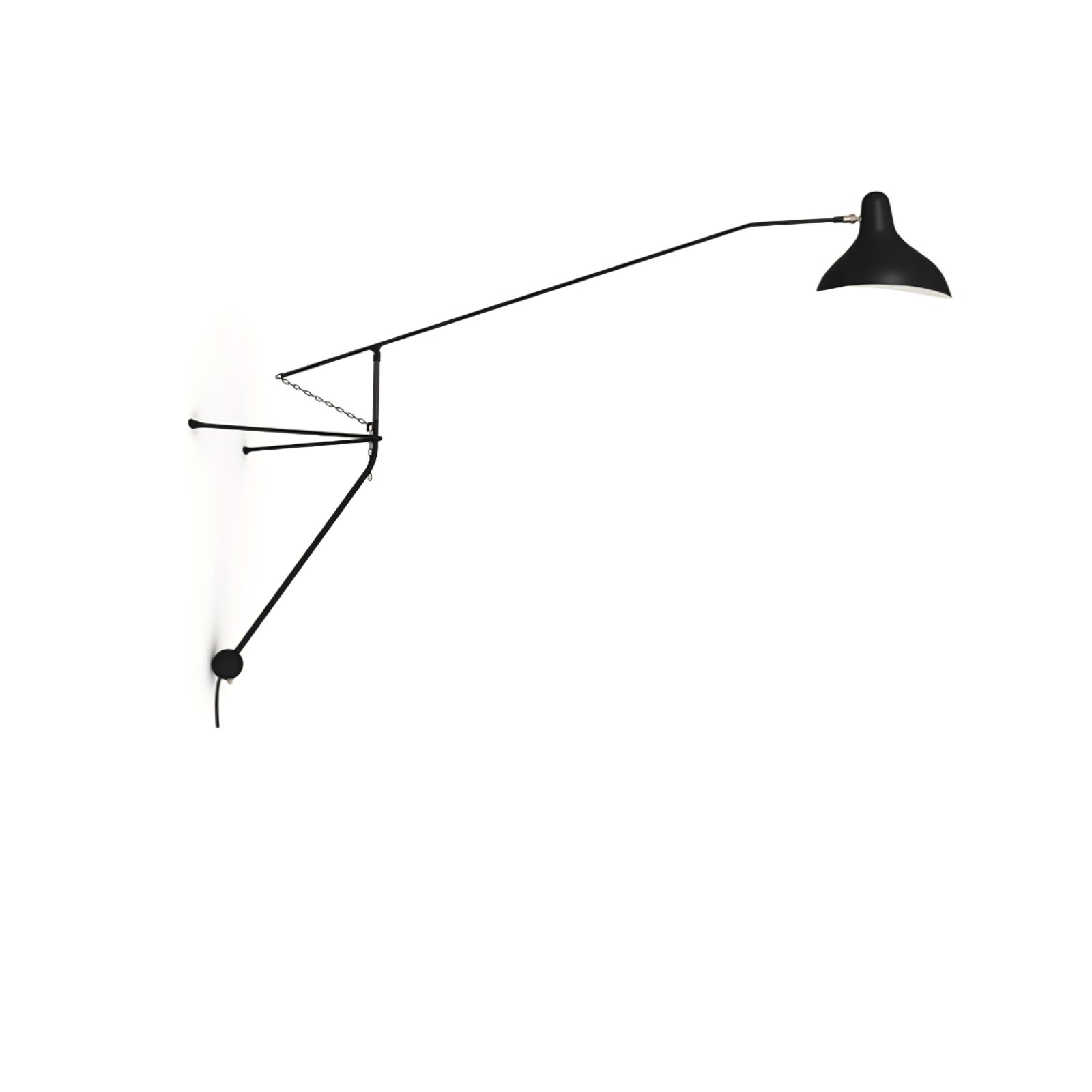 Mantis Arm Wall Lamp | Iron | Black