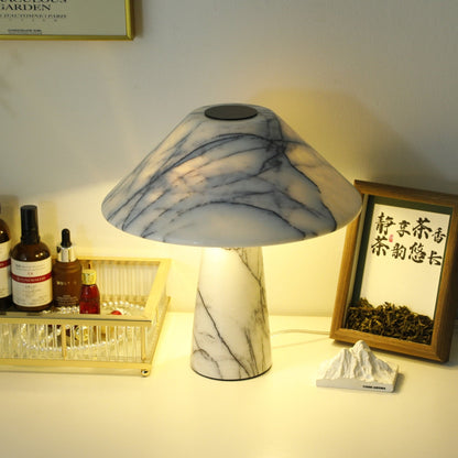 Marbella Marble Table Lamp | Marble | White