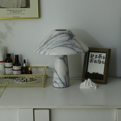 Marbella Marble Table Lamp | Marble | White