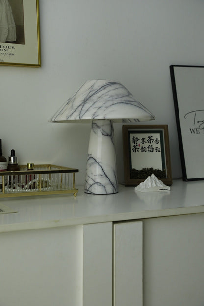 Marbella Marble Table Lamp | Marble | White