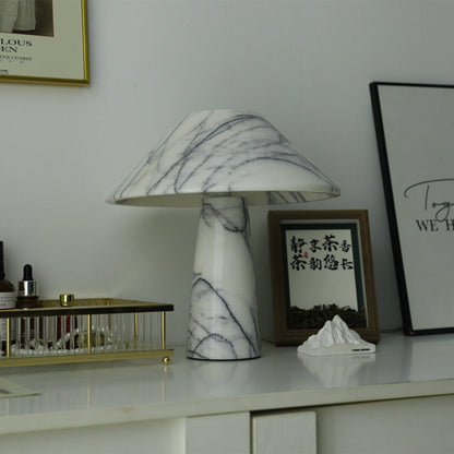 Marbella Marble Table Lamp | Marble | White