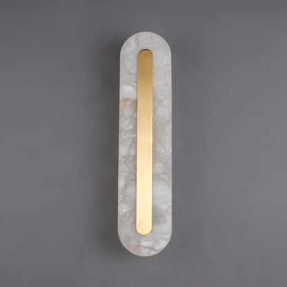 Alabaster Wall Sconce | Brass & Alabaster | Set of 2