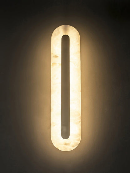 Alabaster Wall Sconce | Brass & Alabaster | Set of 2