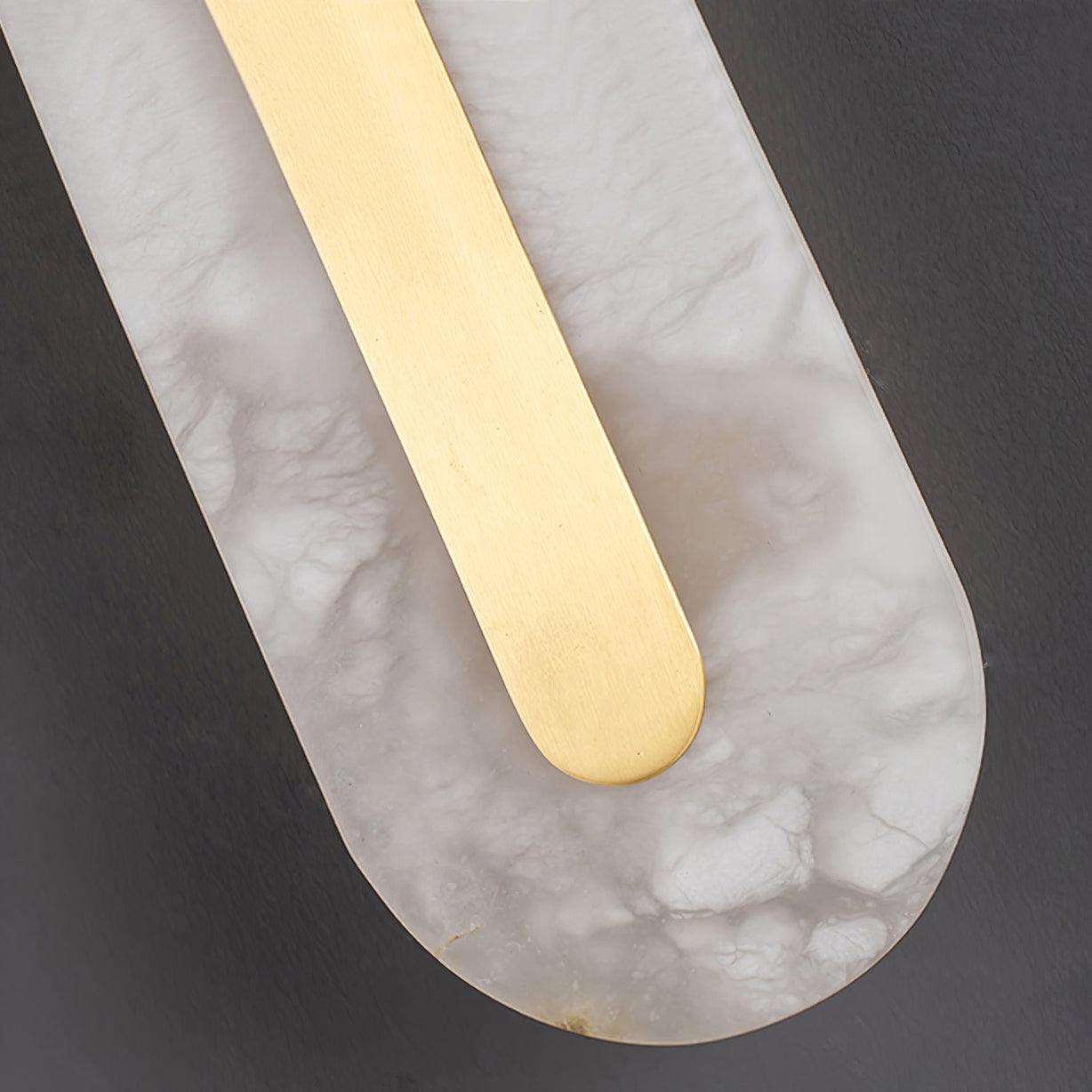 Alabaster Wall Sconce | Brass & Alabaster | Set of 2
