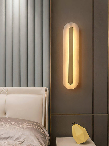 Alabaster Wall Sconce | Brass & Alabaster | Set of 2