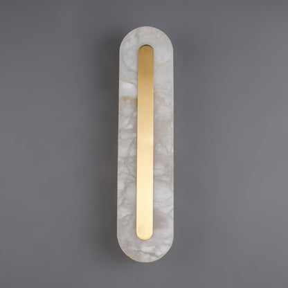 Alabaster Wall Sconce | Brass & Alabaster | Set of 2