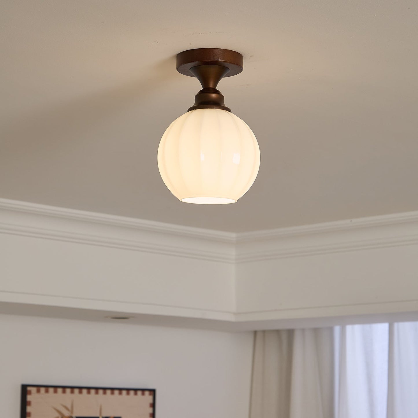 Marcellis Ceiling Lamp | Vintage Bronze Finish | Multiple Sizes