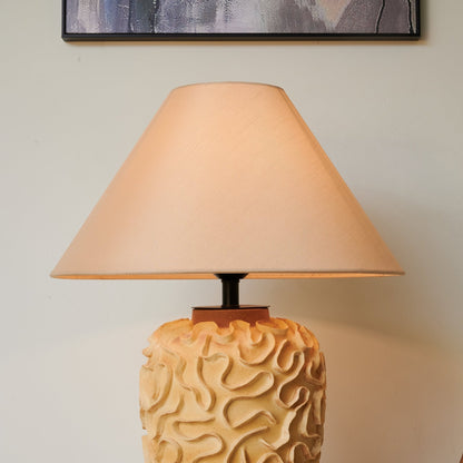 Marelo Table Lamp | Ceramic Base | Terracotta