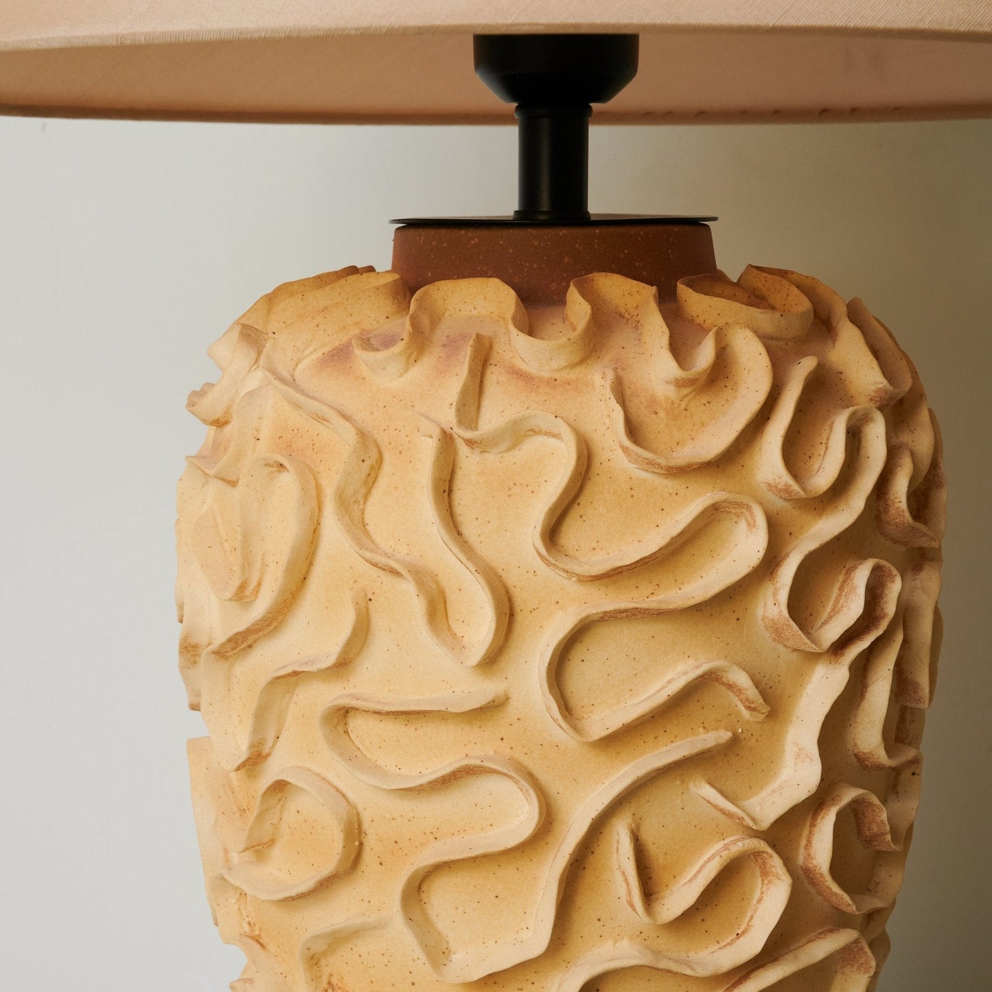 Marelo Table Lamp | Ceramic Base | Terracotta