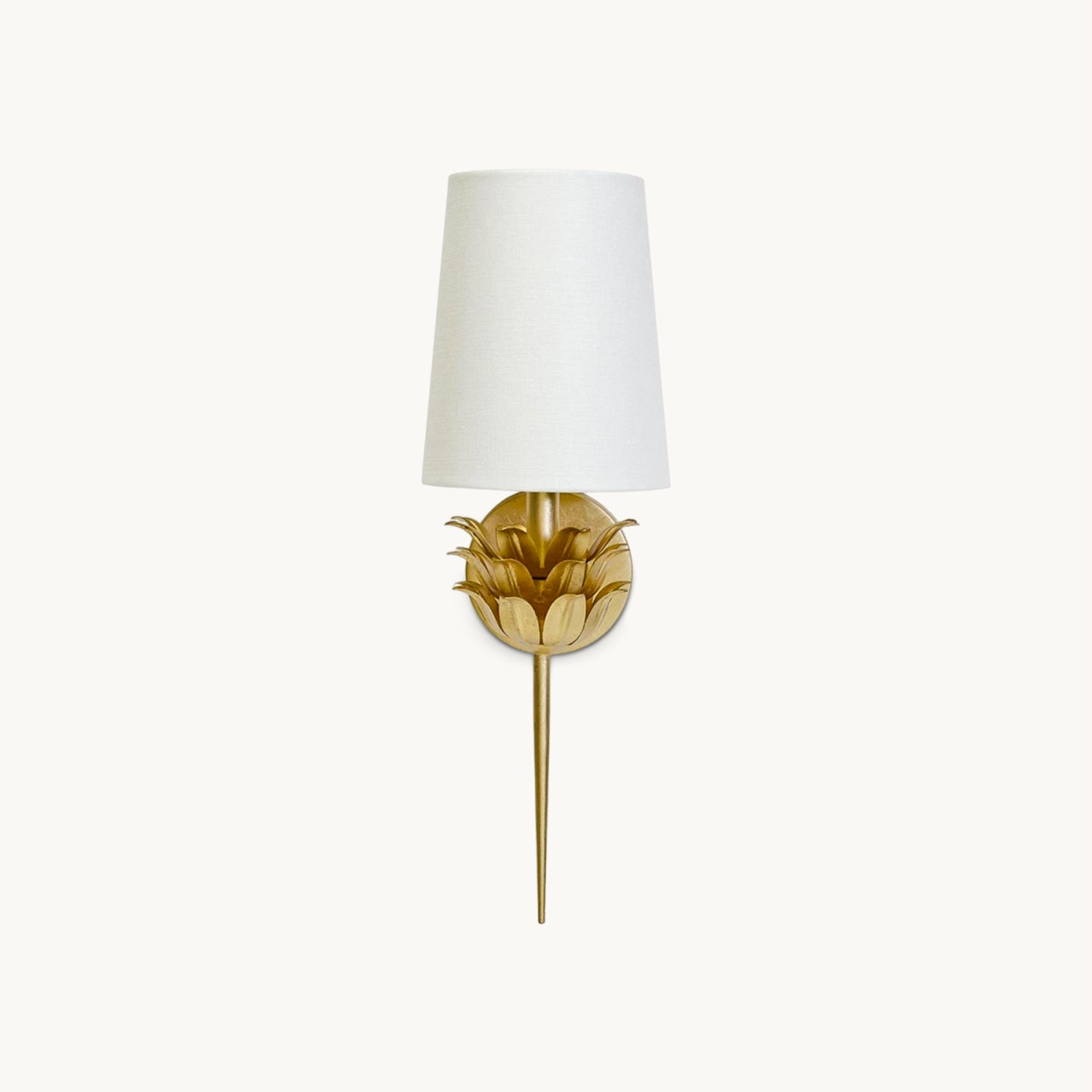 Maren Wall Lamp | Brass Flower Design | Retro Style