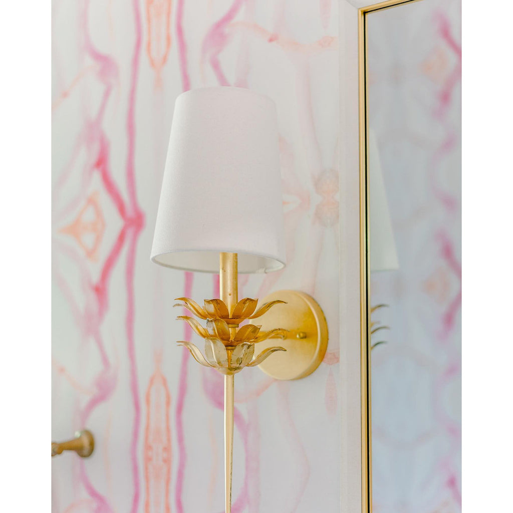 Maren Wall Lamp | Brass Flower Design | Retro Style