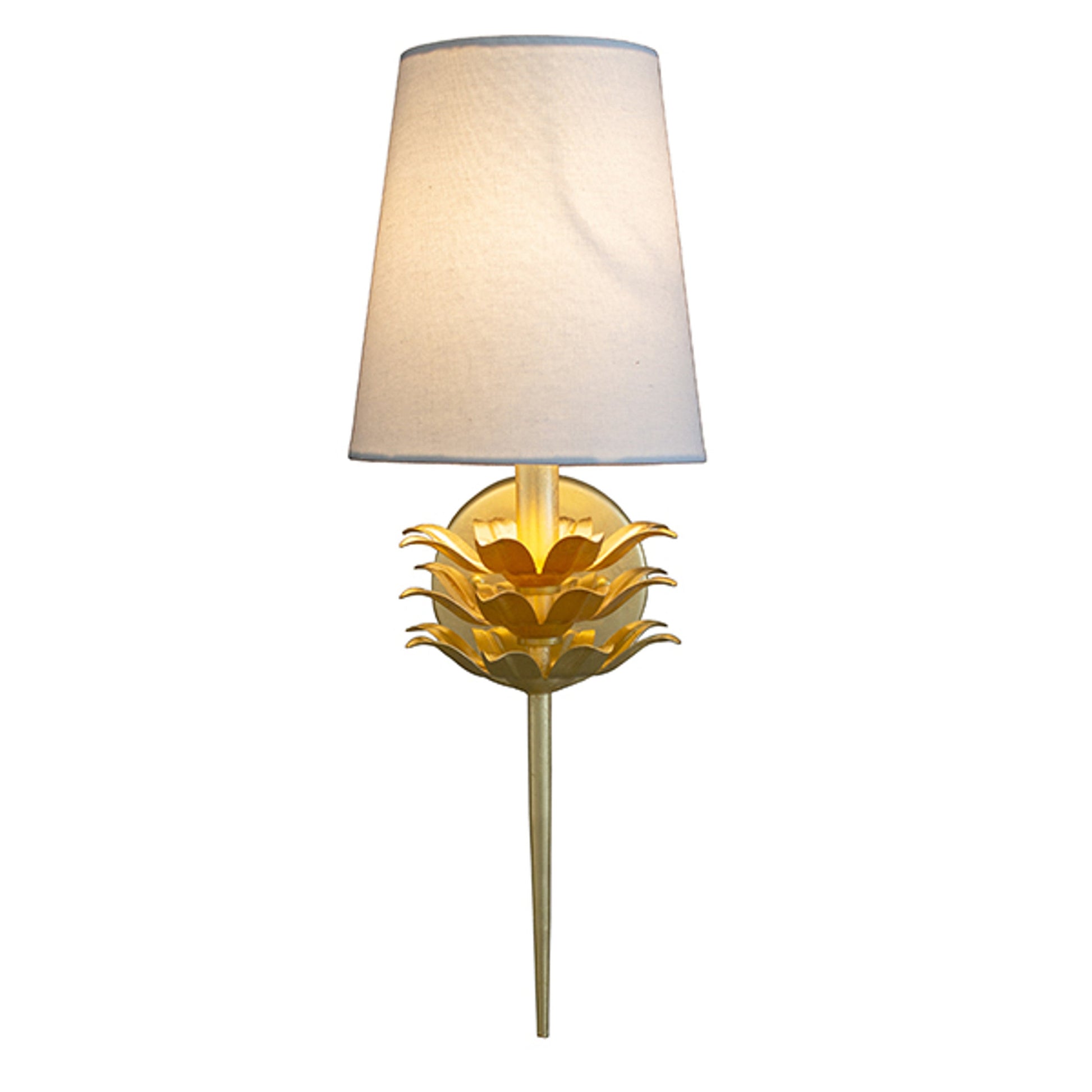 Maren Wall Lamp | Brass Flower Design | Retro Style