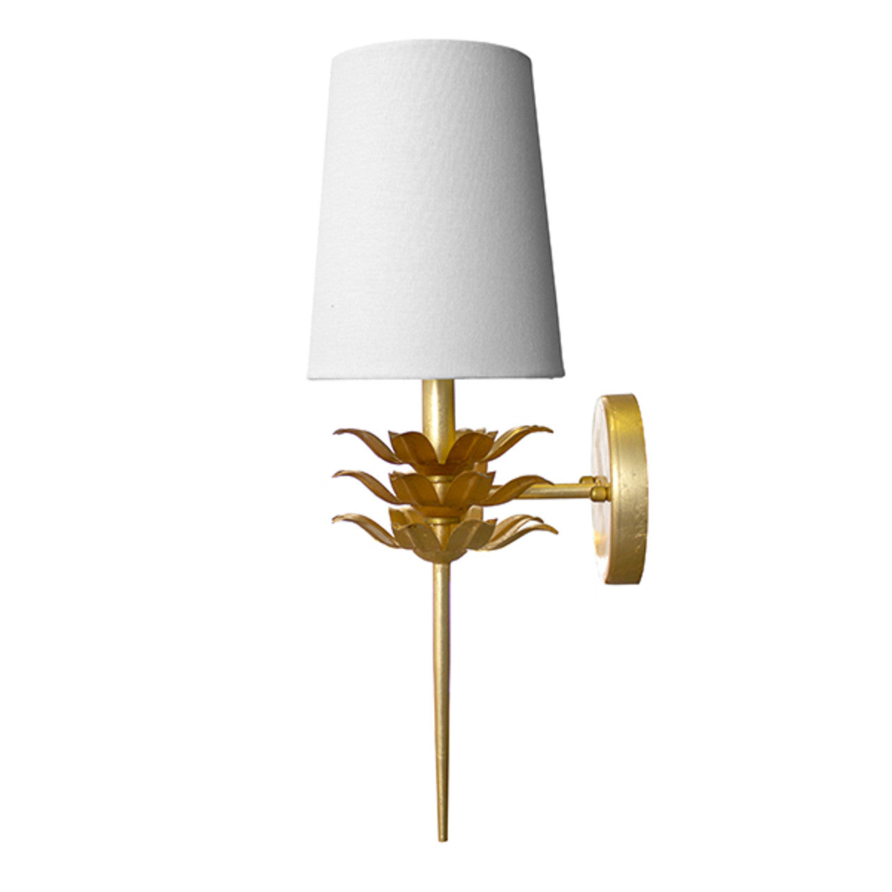 Maren Wall Lamp | Brass Flower Design | Retro Style