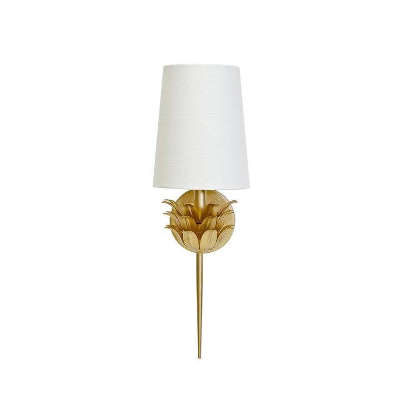 Maren Wall Lamp | Brass Flower Design | Retro Style