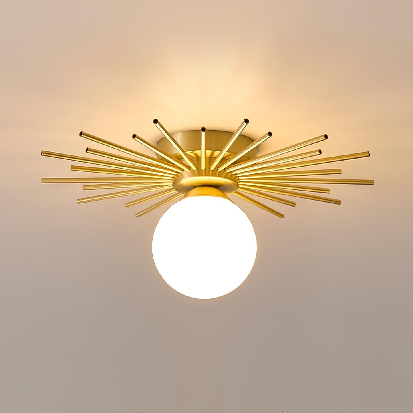 Ceiling Lamp | Brass Gold Finish | 40cm Diameter