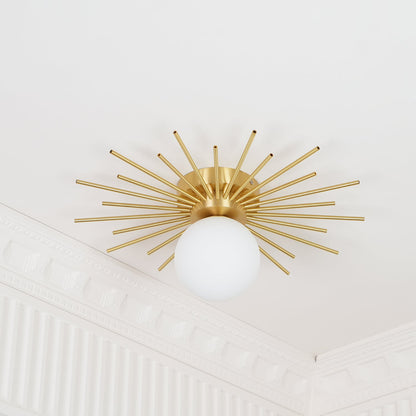 Ceiling Lamp | Brass Gold Finish | 40cm Diameter
