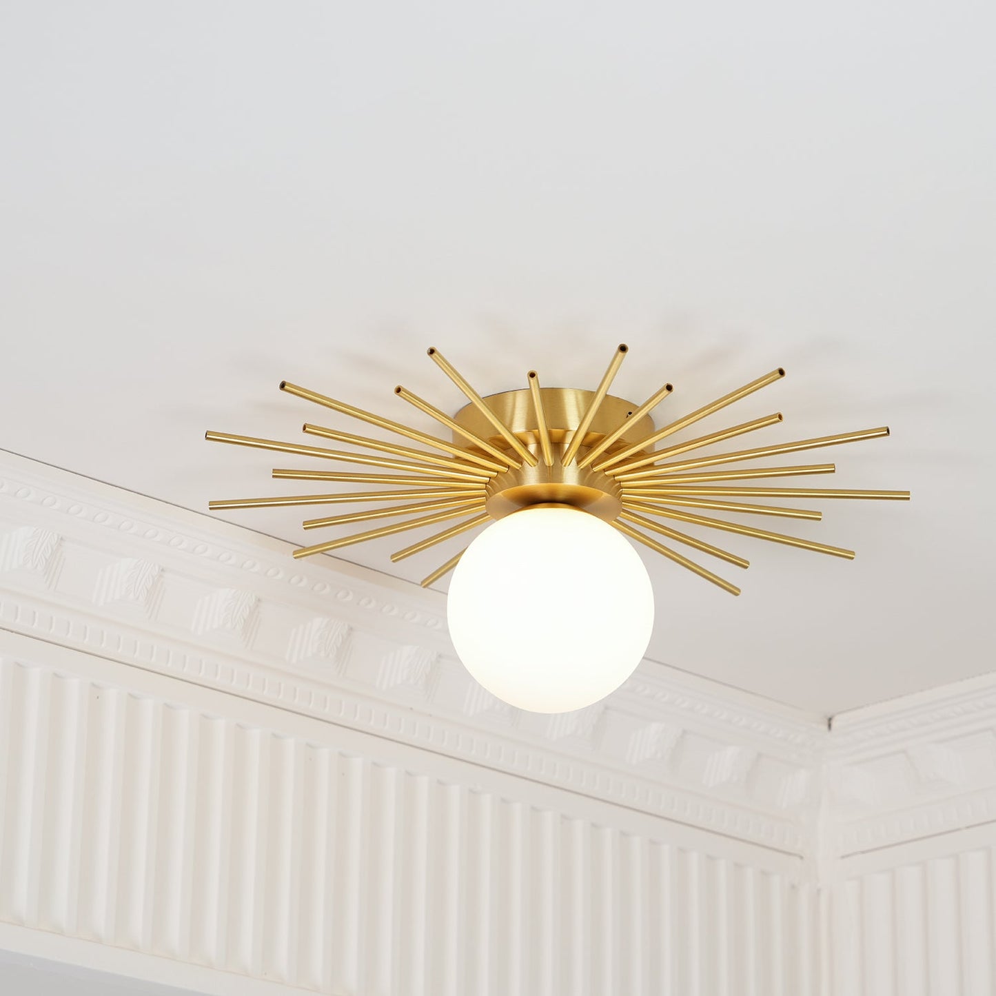 Ceiling Lamp | Brass Gold Finish | 40cm Diameter
