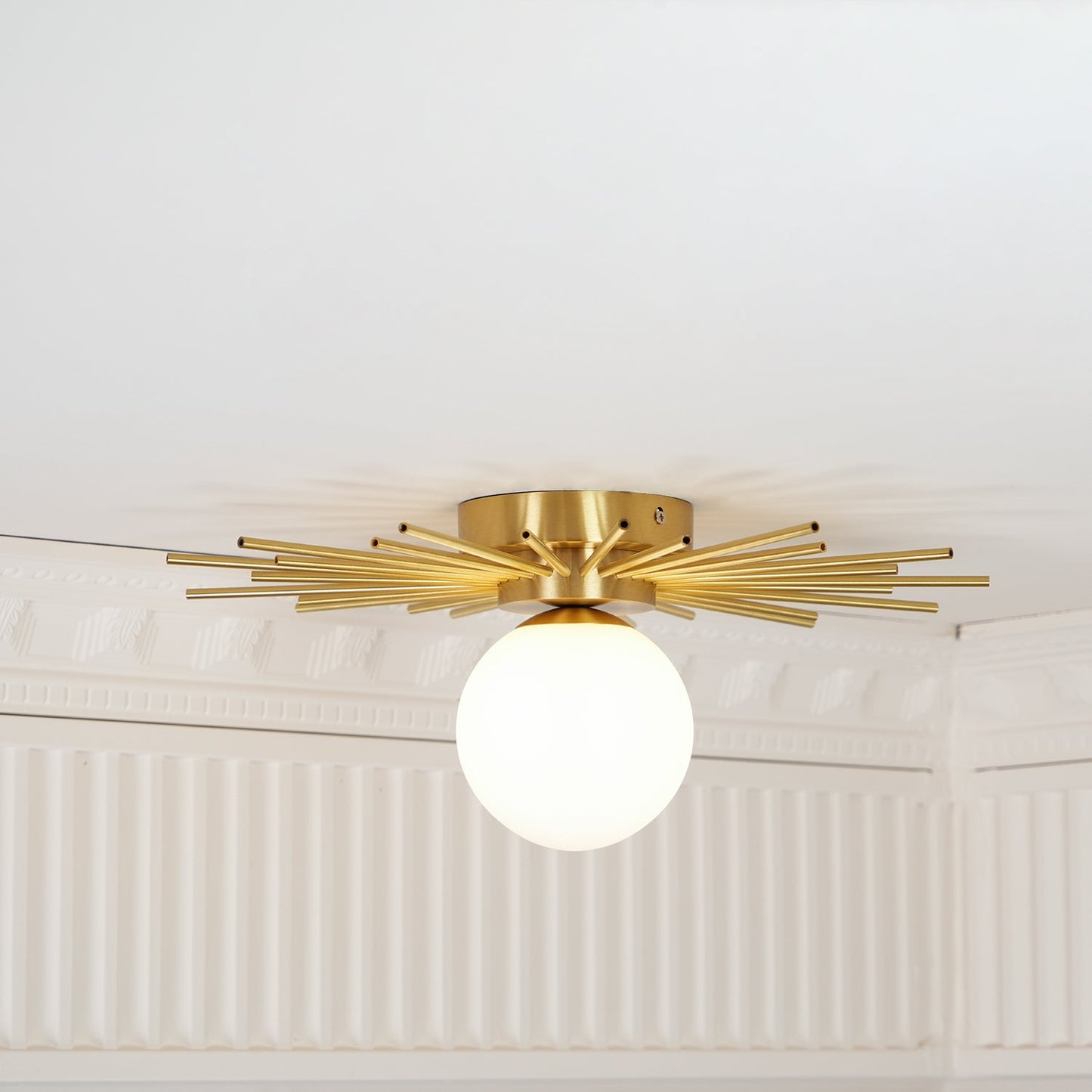 Ceiling Lamp | Brass Gold Finish | 40cm Diameter