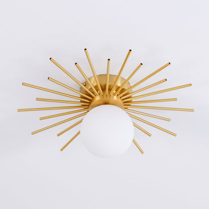 Ceiling Lamp | Brass Gold Finish | 40cm Diameter