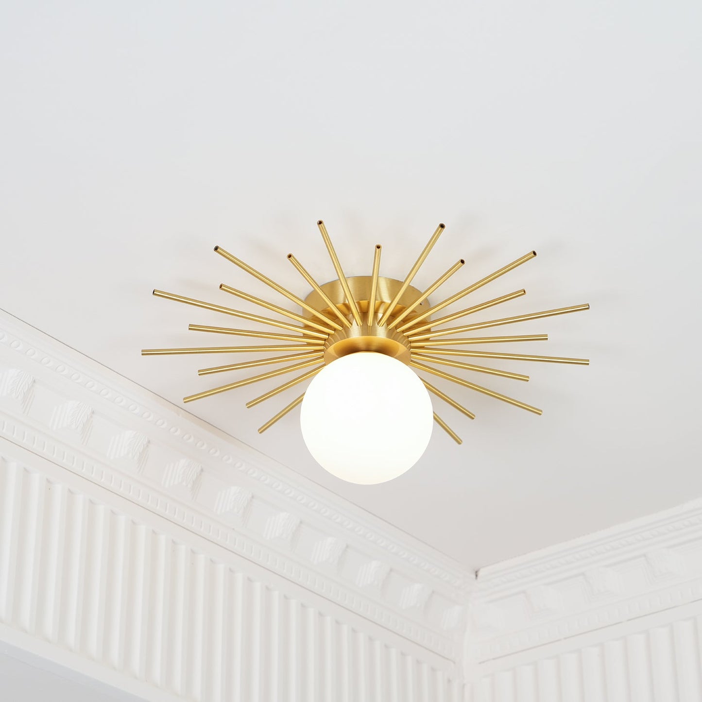 Ceiling Lamp | Brass Gold Finish | 40cm Diameter