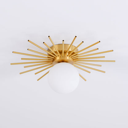 Ceiling Lamp | Brass Gold Finish | 40cm Diameter