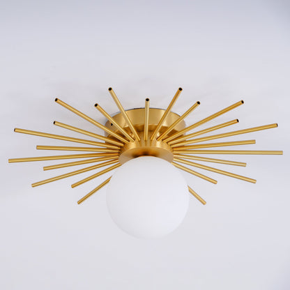 Ceiling Lamp | Brass Gold Finish | 40cm Diameter