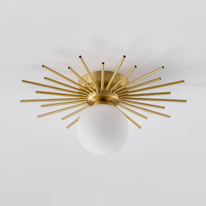 Ceiling Lamp | Brass Gold Finish | 40cm Diameter