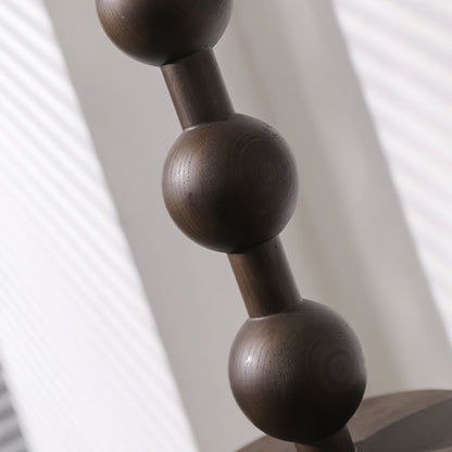 Maris Table Lamp | Wood & Fabric | Walnut & White