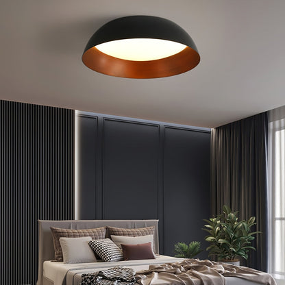 Marlow Shadow Ceiling Lamp | Metal & Acrylic | Black or White