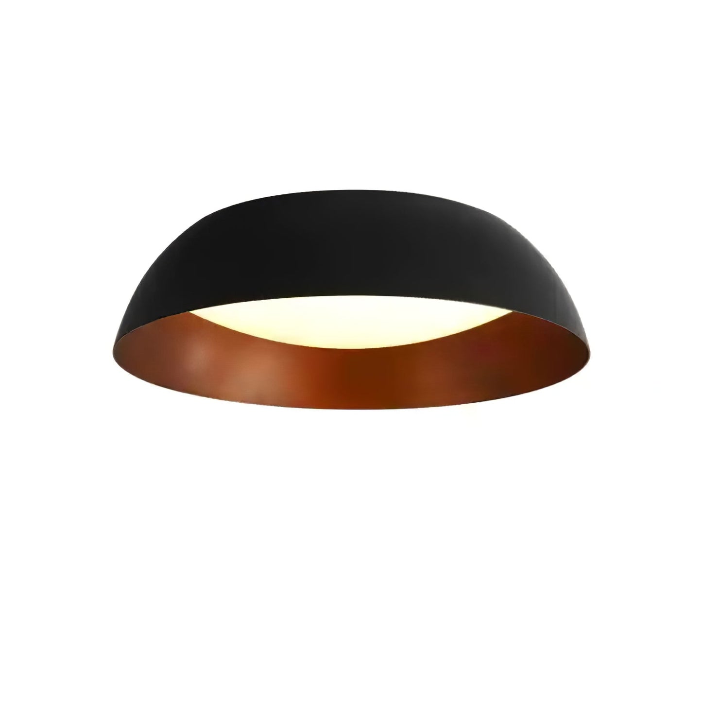 Marlow Shadow Ceiling Lamp | Metal & Acrylic | Black or White