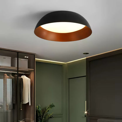 Marlow Shadow Ceiling Lamp | Metal & Acrylic | Black or White