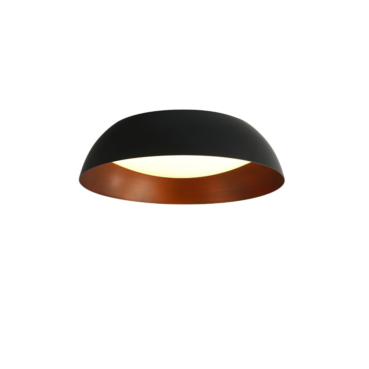 Marlow Shadow Ceiling Lamp | Metal & Acrylic | Black or White