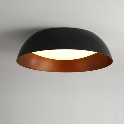 Marlow Shadow Ceiling Lamp | Metal & Acrylic | Black or White