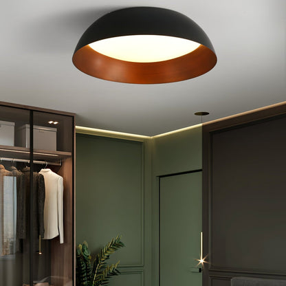 Marlow Shadow Ceiling Lamp | Metal & Acrylic | Black or White