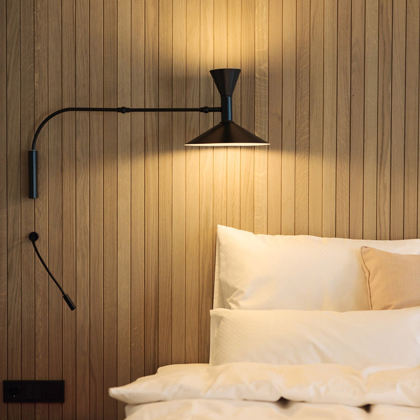 Marseille Wall Light | Adjustable Arm | Grey, Black, White
