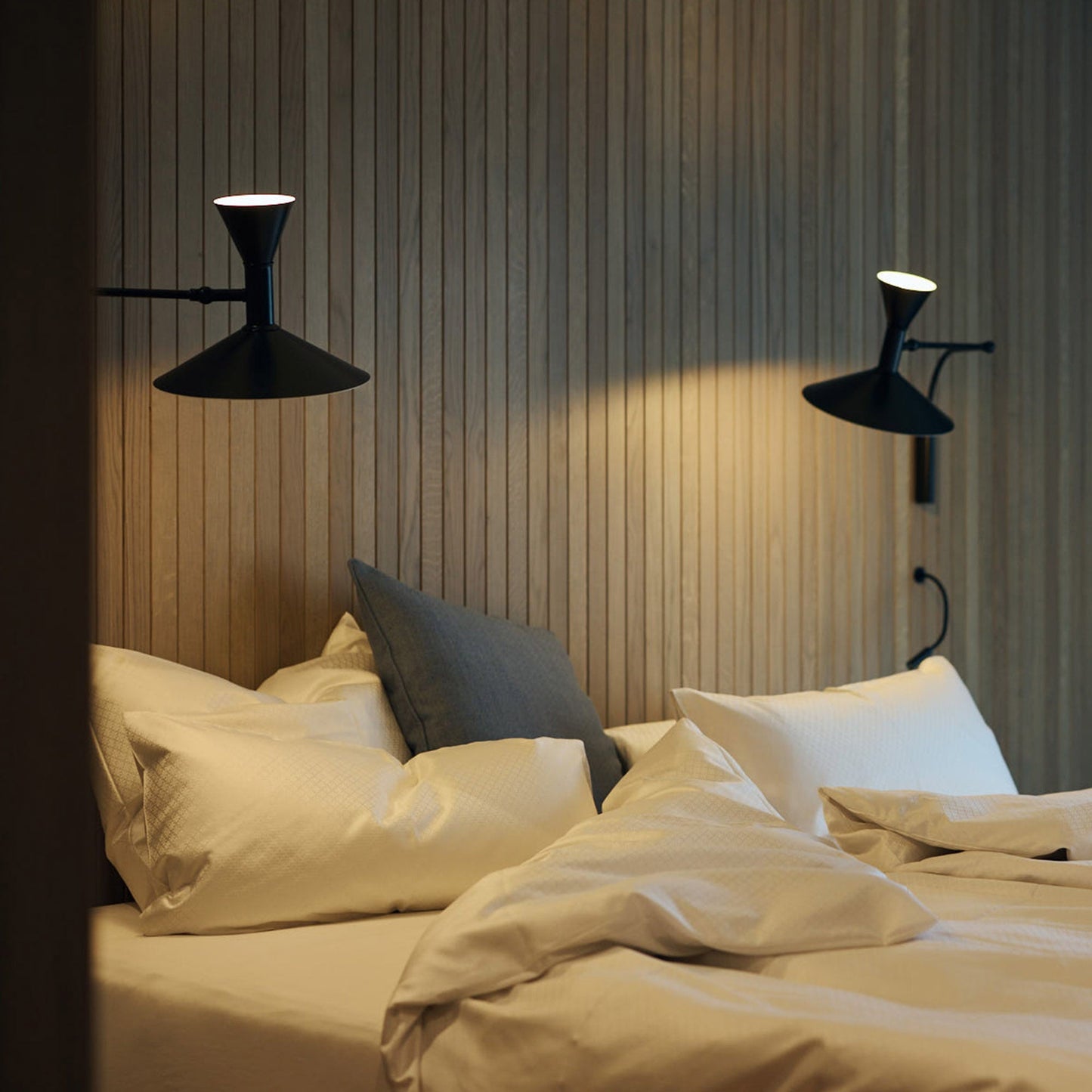 Marseille Wall Light | Adjustable Arm | Grey, Black, White