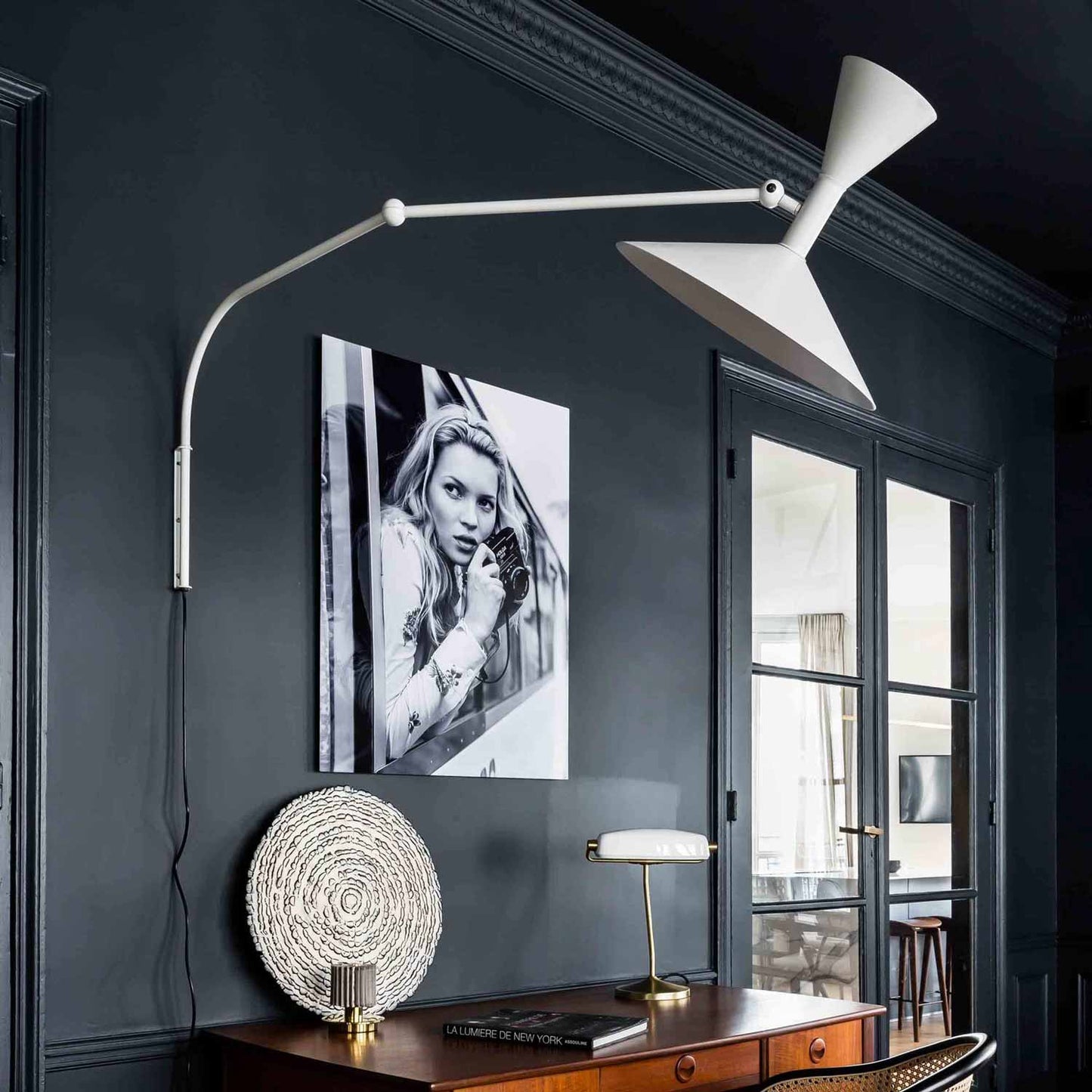Marseille Wall Light | Adjustable Arm | Grey, Black, White